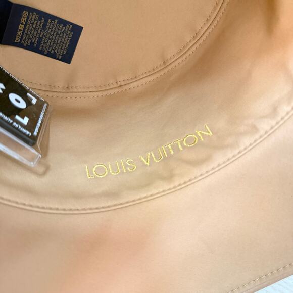 Louis Vuitton Monogram Dailygram Bucket Hat Black/Beige Reversible Medium